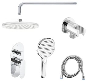 Sprchový systém SAT Fusion vrátane podomietkového telesa chróm SATBSFU215CPSET1