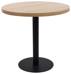 Bistro stolík bledohnedý 80 cm MDF 286424