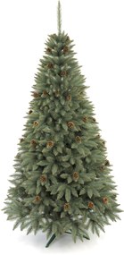 Vianočný stromček Smrek strieborný so šiškou 120 cm