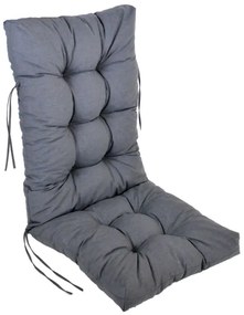 Vankúš pre vysokú stoličku PREMIUM 120 x 50 cm, tmavosivý