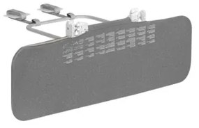 Lionelo - Bezpečnostná zábrana k posteli LORA tmavošedá