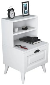 Nočný stolík RANI 45x74,4 cm biela