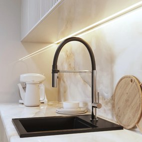 Gamma Vento Slim, vysoká drezová batéria, chrómová, GMA-BVOS-CH