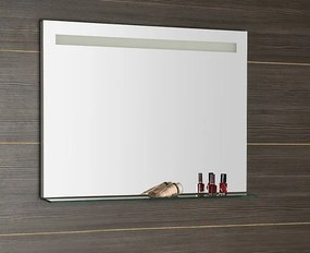 Sapho Sapho, BRETO zrkadlo s LED osvetlením a policou 800x608mm, BT080