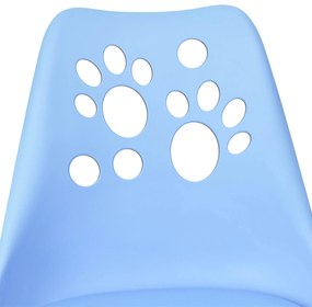 Otočná stolička do detskej izby Grover modrá