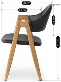 PROXIMA.store - Čalúnená jedálenska stolička WILLY FARBA: biela