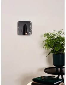Lucide 77282/03/30 - LED Nástenné bodové svietidlo OREGON LED/4W/230V USB čierna