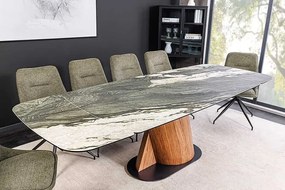 Rozkladací jedálenský stôl s keramickou doskou Garland taupe šedá 180-260cm
