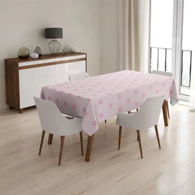 Sablio Obrus Ružové bodky - 90x90 cm