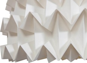 Závesné svietidlo ORIGAMI papierové 26 cm, krémové