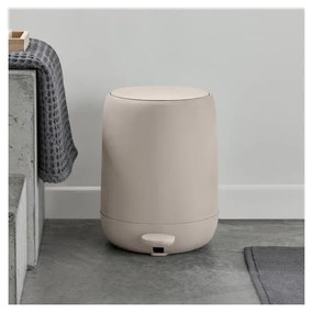 Béžový pedálový odpadkový kôš Blomus Puro, 5 l