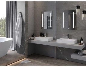 Mexen Remi, LED kúpeľňové zrkadlo s podsvietením 50 x 70 cm, 6000K, ochrana proti zahmlievaniu, 9804-050-070-611-00