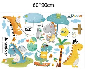 Samolepka na stenu "Dinosaury 11" 119x85cm
