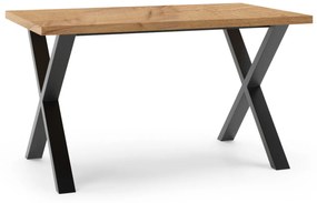 Rozkladací jedálenský stôl ARTEM zlatý dub Rozmer stola: 160/260x90cm