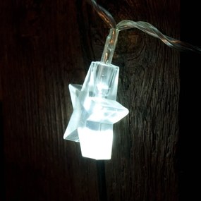 DECOLED LED svetelná reťaz na batérie, ľadovo biela, 1,8 m