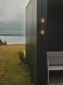 Nordlux Metalické hnedé fasádne svietidlo Aludra Double Seaside pre žiarovku 2x E27 2418121261