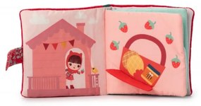 Lilliputiens - Červená Čiapočka - textilná knižka s hryzadielkom