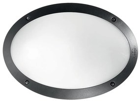 Ideal Lux - Vonkajšie nástenné svietidlo MADDI 1xE27/23W/230V IP66 čierna