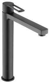 Vysoká umývadlová batéria Paffoni Vallone bez výpuste čierna RIN081NO, 1 ks