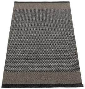 Antracitový vnútorný a vonkajší koberec 85x160 cm Edit Charcoal – Pappelina