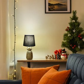 Aigostar - Stolná lampa 1xE14/40W/230V zlatá/čierna