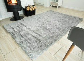Koberec SILK svetlo sivý