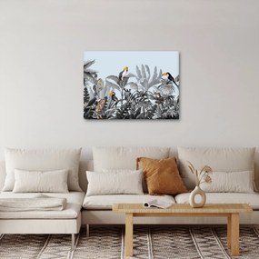 Obraz zvierat v tropickom lese (70x50 cm)