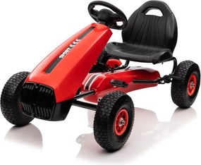 LEAN CARS Pedálová motokára G208 červená