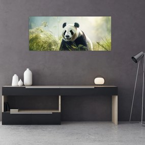 Obraz - Panda (120x50 cm)