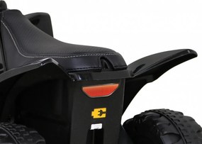 Ramiz Štvorkolka Honda 250X TRX na batérie čierna + klaksón + LED + ekokoža