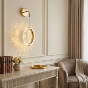 Toolight Toolight, LED nástenné svietidlo G175-W, zlatá lesklá, OSW-07819