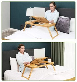 Bambusový stojan na laptop LLD004