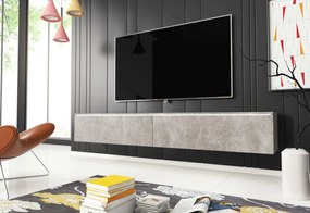 TV stolík LOWBOARD D 180, 180x30x32, betón