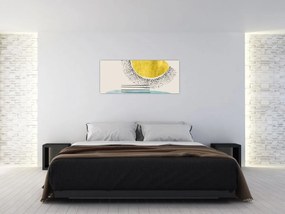 Obraz - Abstraktná maľba pláže N⁰2 (120x50 cm)