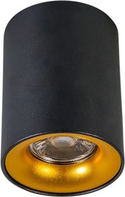 Inteligentný reflektor čierny so zlatom vrátane svetelného zdroja GU10 WiFi - Ronda