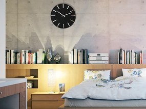 Nástěnné hodiny Diamond černé