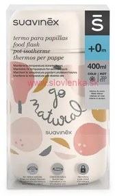 SUAVINEX - termoska na príkrmy GO NATURAL - krémová hruška