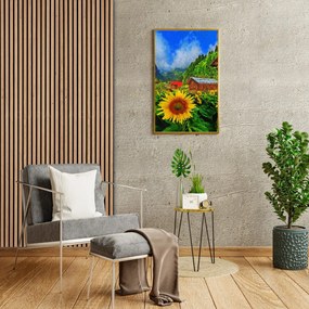 Drevený akustický panel, 2400 x 600 mm, B2BP002, breza