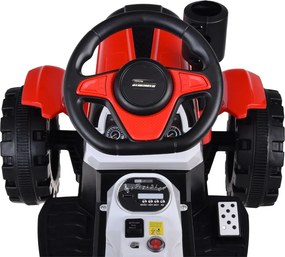 JOKOMISIADA Traktor s prívesom na akumulátor, svietiaci, červený PA0234