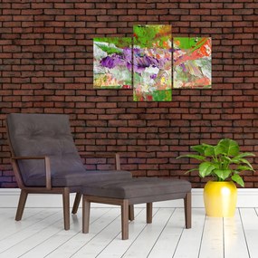 Obraz abstrakcie - maľba (90x60 cm)