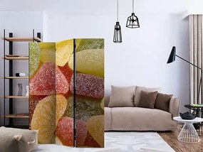 Paraván - Tasty fruit jellies [Room Dividers] Veľkosť: 135x172, Verzia: Jednostranný