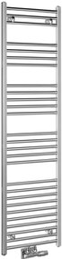 Aqualine Aqualine, ALYA vykurovacie teleso rovné 400x1600mm, stredové pripojenie, chróm, LLS309