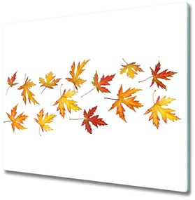 Sklenená doska na krájanie Jesenné lístie 60x52 cm