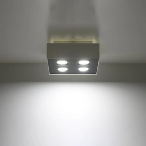 Sollux Lighting Stropné svietidlo MONO 4 biele
