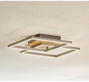 Briloner 3210-014 - LED Stmievateľné stropné svietidlo FRAME 2xLED/11W/230V hnedá