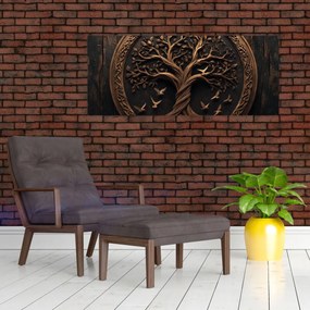 Obraz – Drevený strom života (120x50 cm)