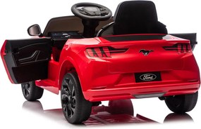 LEAN CARS Ford Mustang Mach-E Červená 24V batéria