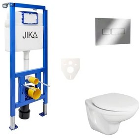 Cenovo zvýhodnený závesný WC set Jika do ľahkých stien / predstenová montáž + WC Fayans Neo SIKOJSJ2