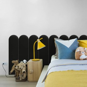 Zástena za posteľ - Oblúk - 20x80cm Farba: Čierna, Rozmer: 20x80