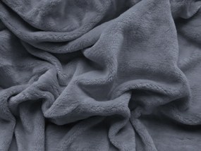 XPOSE® Mikroplyšová plachta Exclusive na vysoký matrac - tmavo sivá 200x220 cm